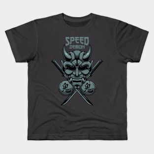 SPEED DEMON  - PAPAYA STREETART Kids T-Shirt